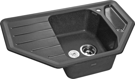 Кухонная мойка GranFest Corner 800E, C-800E графит